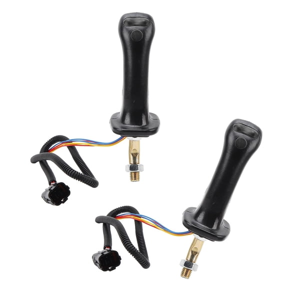 Heavy Duty Aluminum Excavator Joystick Handles 3 Button Control Construction Machinery