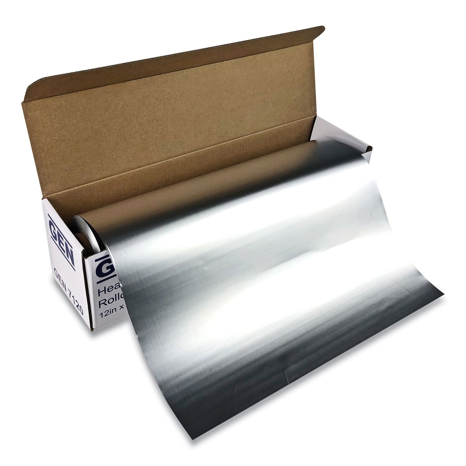 Heavy-Duty Aluminum Foil Roll, 12" x 500 ft