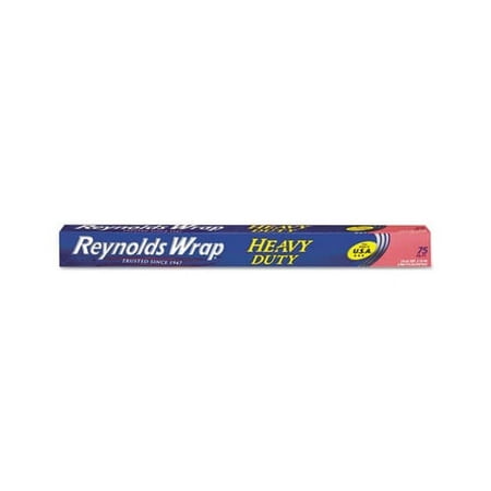Heavy Duty Aluminum Foil Roll 18" x 75 ft, Silver