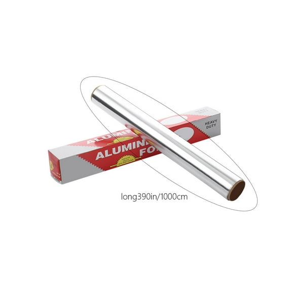 Heavy Duty Aluminum Foil Roll, for Grilling, Roasting, Baking, and Food Storage to Preserve Freshness, Perfect for Kitchen Wrap,Cooking, 32.5ft