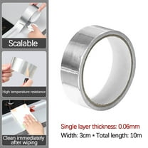 Heavy Duty Aluminum Foil Tape | Thickened Heat Resistant Waterproof Sealing Strip for Kitchen Sink Stove & Bathroom | 1 Roll