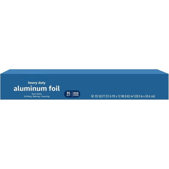 Heavy Duty Aluminum Foil for Cooking, Grilling and Storage,95 Sq Ft