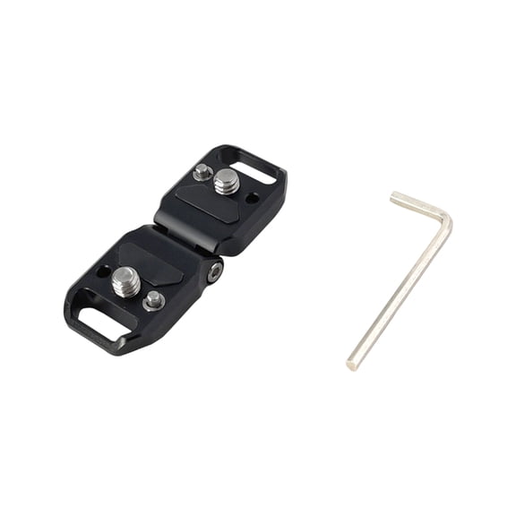 Heavy Duty Aluminum Foldable L Shaped Camera Mounting Plate With Positioning For Video Camera