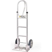 Heavy Duty Aluminum Hand Truck 500 lb   10 Rubber Wheels, Vertical Loop Handle, Moving Dolly