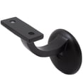 thumbnail image 1 of Heavy-Duty Aluminum Handrail Bracket with 2-1/8" Round Base, Matte Black by Stone Harbor Hardware, 1 of 3