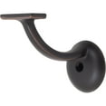 thumbnail image 1 of Heavy-Duty Aluminum Handrail Bracket with 2-1/8" Round Base, Vintage Bronze by Stone Harbor Hardware, 1 of 3