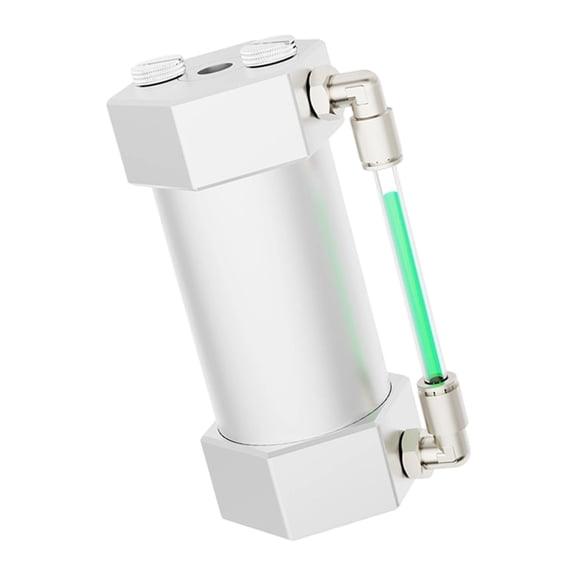 Heavy Duty Aluminum Liquid Cooling Reservoir Thermal Computer Hardware Rotation Window Accessories