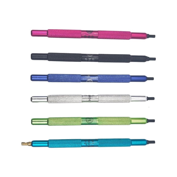 Heavy Duty Aluminum Punch Pins For Watch Straps Color Coded Repair Kit With Double Heads