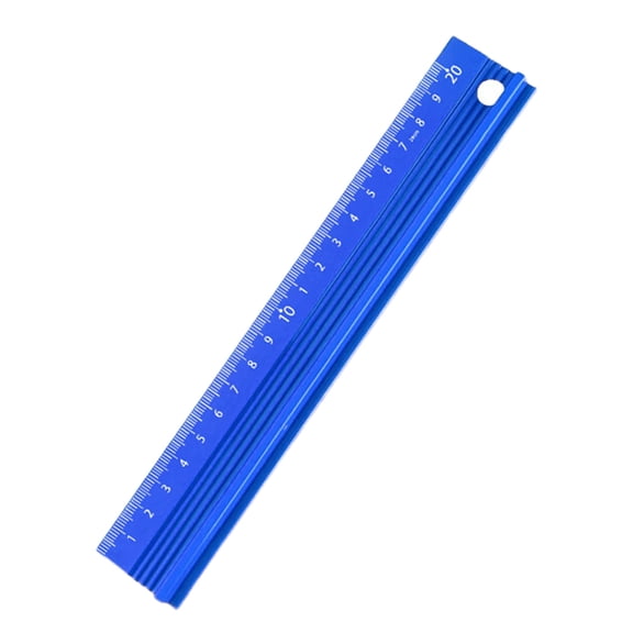 Heavy Duty Aluminum Ruler with Not Slip Base for Precise Measuring And Drafting In Art Engineering & Design Projects