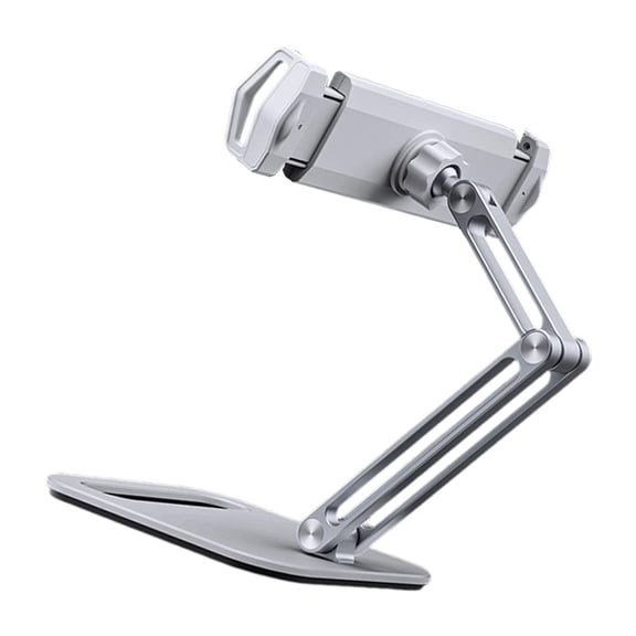 Heavy Duty Aluminum Tablets Mount With Swivels Ball Head For Easy Positioning