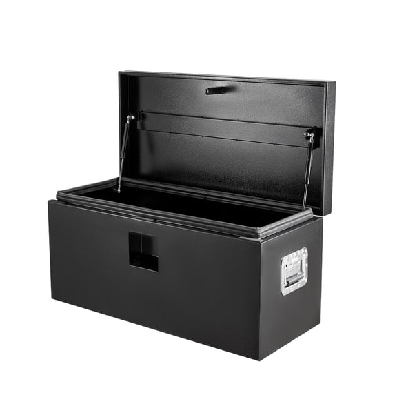 Heavy Duty Aluminum Truck Bed Tool Box, Diamond Plate Tool Box with Side Handle & Lock Keys, Storage Chest Organizer for Pickup Truck Bed RV Trailer