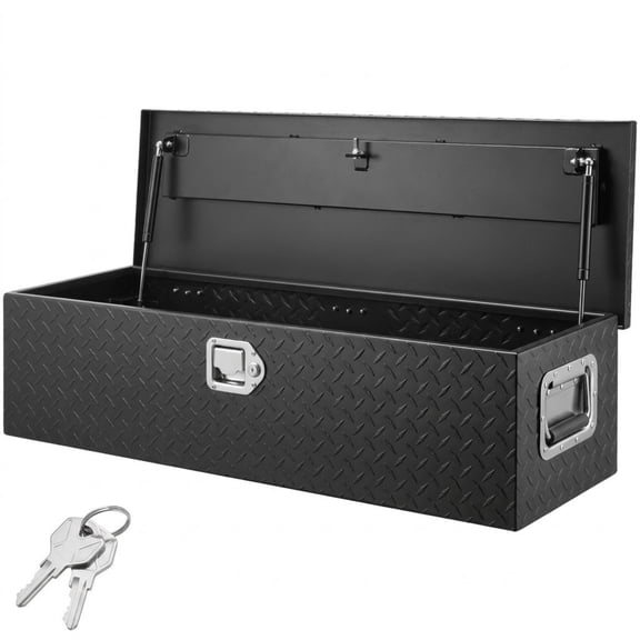 Heavy Duty Aluminum Truck Bed Tool Box for Pickup 39x13x10 in