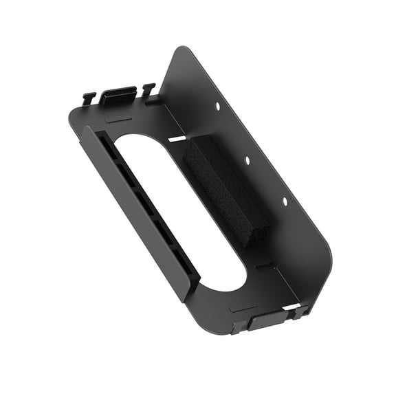 Heavy Duty Aluminum Wall Bracket For SW2 Video Game Devices Including Quick Detach Mechanism And Storage Compartments
