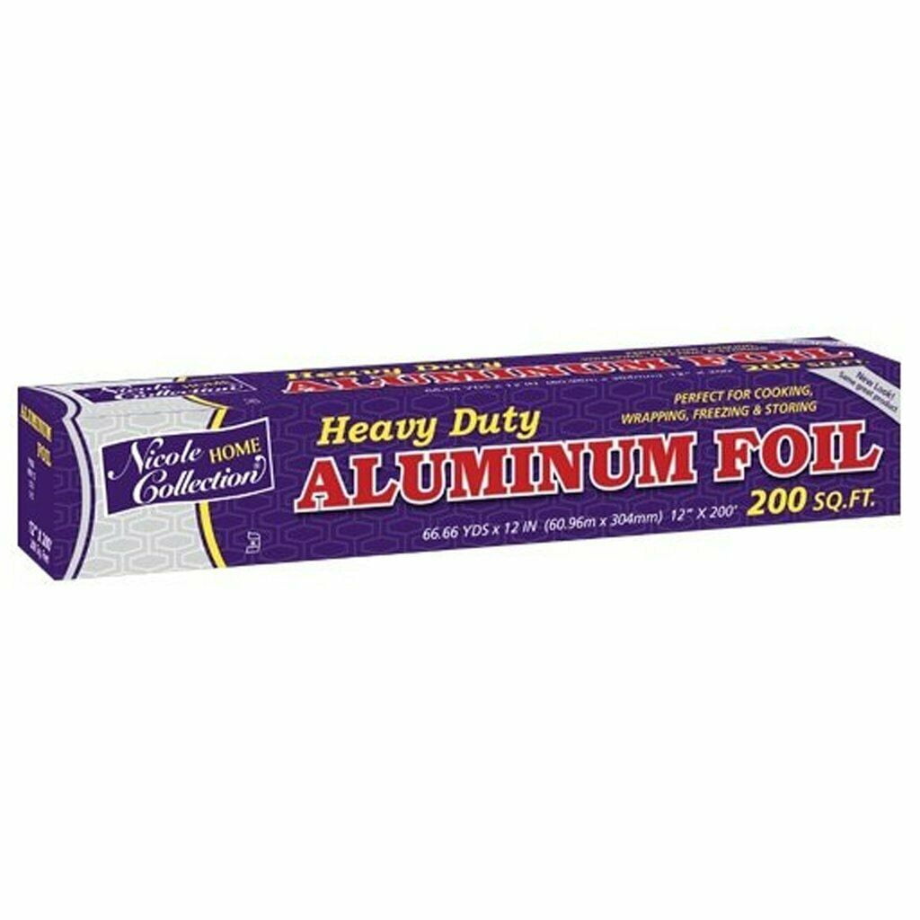 Heavy Duty Aluminum Wrap Foil Roll 200 Square Foot - 4 Pack