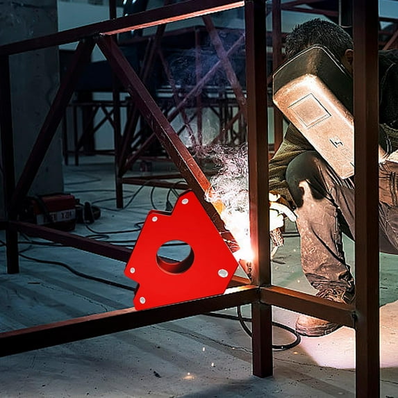 Heavy-Duty Angle Welding Magnets - 45°, 90°, 135° Multi-Angle Welding Clamps with Strong Magnetic Hold for Steel & Iron - Stainless Steel Welding Positioner Tools & Magnetic Welding Aids