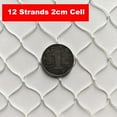 thumbnail image 1 of Heavy Duty Anti Bird Netting ,Nylon Deer Fence Netting, Garden Net and Crops Protective Fencing Mesh for Anti Bird Deer Cat Dog (2cmx2cm cell,1mx5m), 1 of 7