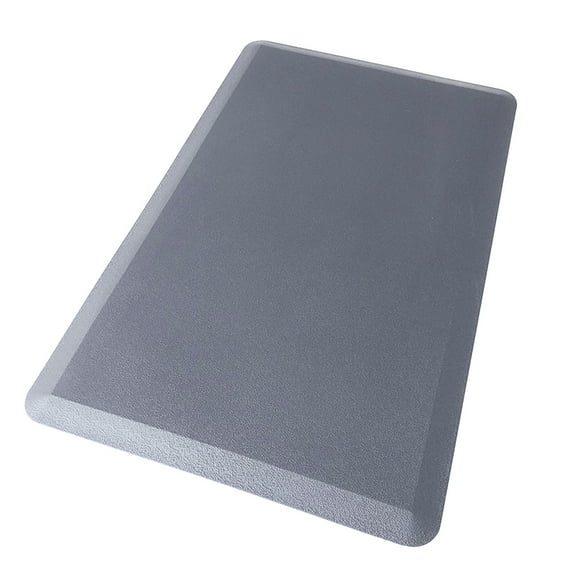 Heavy Duty Anti-Fatigue Kitchen Rug, Cushioned Standing Desk Mat, 17.3x28-Inch, Nonslip Waterproof Floor Mat for Sink, Laundry Room, Office - PVC Comfort Foam