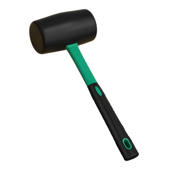 Heavy Duty AntiSlip Rubber Hammer Professional Laying Tool With Ergonomic Grip And Double Head Design Mallets