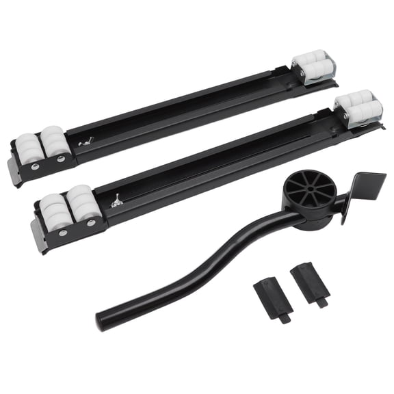 Heavy Duty Appliance Roller for Washing Machines, Fridges, Dryers & More - Black 300KG Capacity Universal Wheel Base