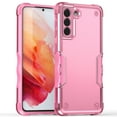 thumbnail image 1 of Heavy Duty Armor Case for Samsung Galaxy S23, Rugged Military Grade Dual-Layers Soft Silicone Shockproof Anti-Scratches Thin Fit Cover with Anti-Slip Strips Screen Lens Protection Case,Pink, 1 of 6