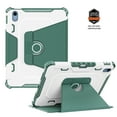 thumbnail image 1 of Heavy Duty Armor Case for iPad 10th Generation (10.9 inch 2022), Rotated Kickstand Design Soft TPU Rugged PC Shockproof Cover with Auto Wake/Sleep Pen Holder Slim Lightweight Flip Case,Green, 1 of 13