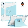 thumbnail image 1 of Heavy Duty Armor Case for iPad 10th Generation (10.9 inch 2022), Rotated Kickstand Design Soft TPU Rugged PC Shockproof Cover with Auto Wake/Sleep Pen Holder Slim Lightweight Flip Case,Skyblue, 1 of 13