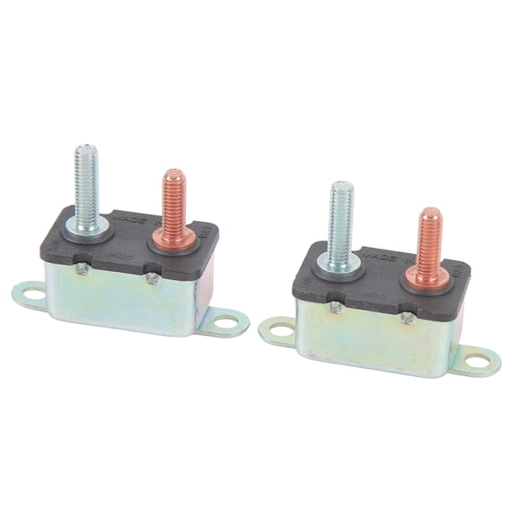 Heavy Duty Auto Reset Circuit Breaker 12V 24V Stud Bolt Electrical Protection Overcurrent Protection Device for Automotive Truck Ship Boat Marine RV, 20A (2-Pack / 1.76 oz)
