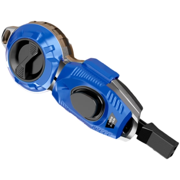 Heavy-Duty Auto-Reverse Chalk Line Marker with Precisions Guide for Carpentry and Measurement Tasks