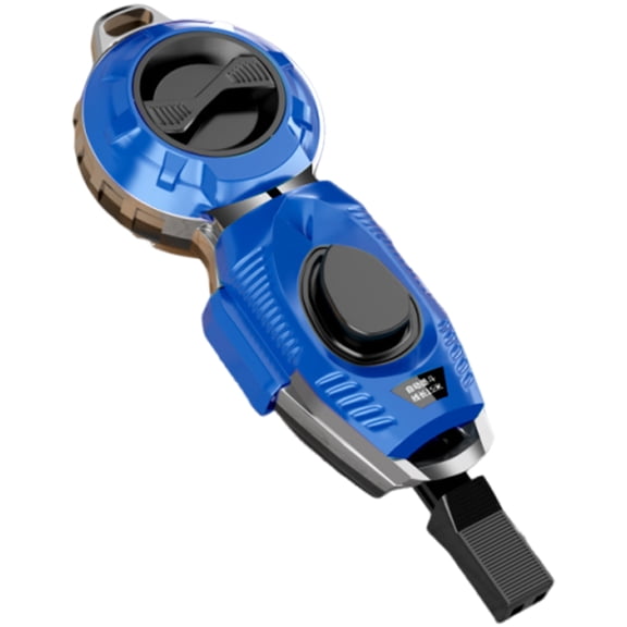 Heavy-Duty Auto-Reverse Chalk Line Marker with Precisions Guide for Carpentry and Measurement Tasks