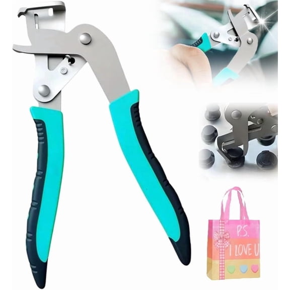 Heavy Duty Auto Trim & Panel Clip Remover Tool Set - Spring Loaded Pliers for Door Dash Fasteners, Plastic Rivets & Bike Tires(XX)