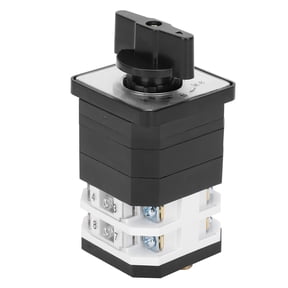 Heavy Duty Automatic Reset Switch Combination and Universal Rotary Transfer Selector Switch for Industrial Motor and Circuit Control (11 in / 27.9 cm)