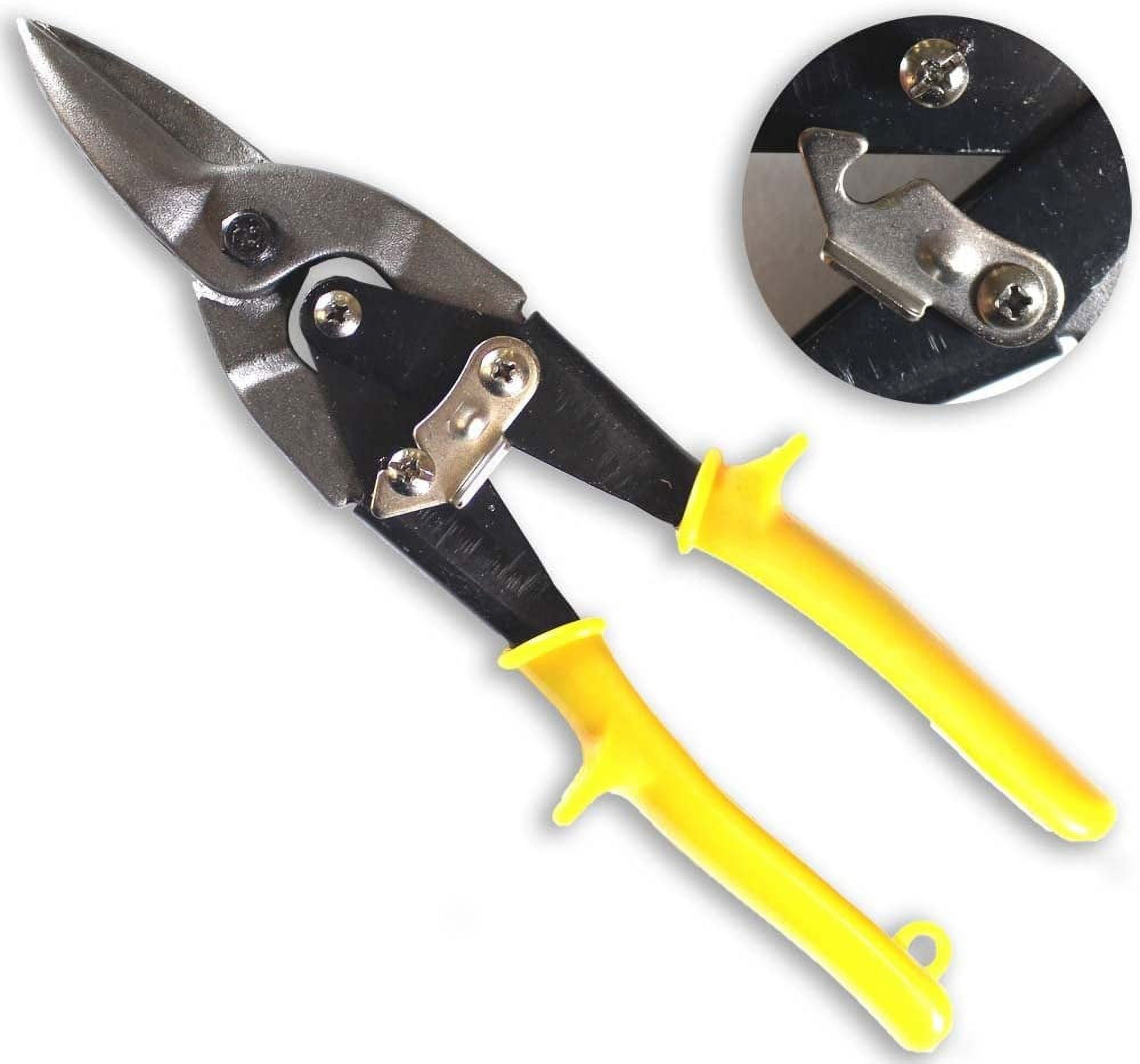 Heavy Duty Aviation Straight Cut Tin Snip Chrome Vanadium Steel