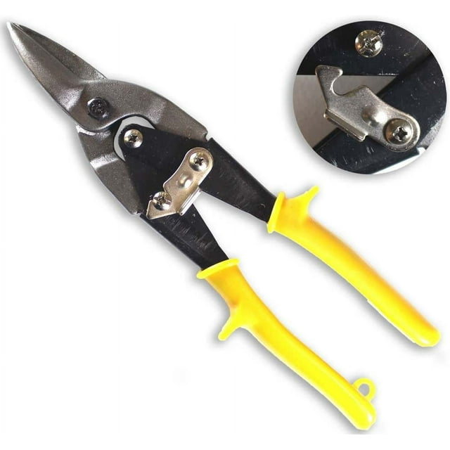Heavy Duty Aviation Straight Cut Tin Snip Chrome Vanadium Steel
