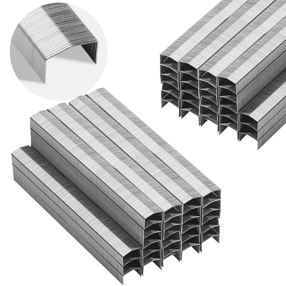 Heavy Duty B8 Crown Staples 1/4" Leg Length 30,000 Count 6 Box Pack