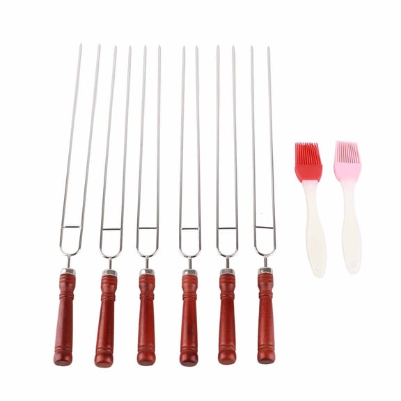 Heavy Duty BBQ Grill Forks  Brushes, Rustproof Stainless Steel, Kitchen  Outdoor