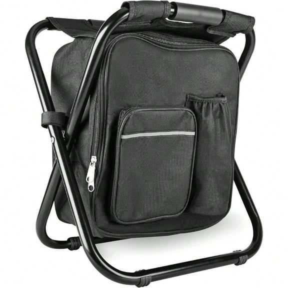 Heavy Duty Backpack Stool Cooler Chair 400 LBS Max Load As Pic