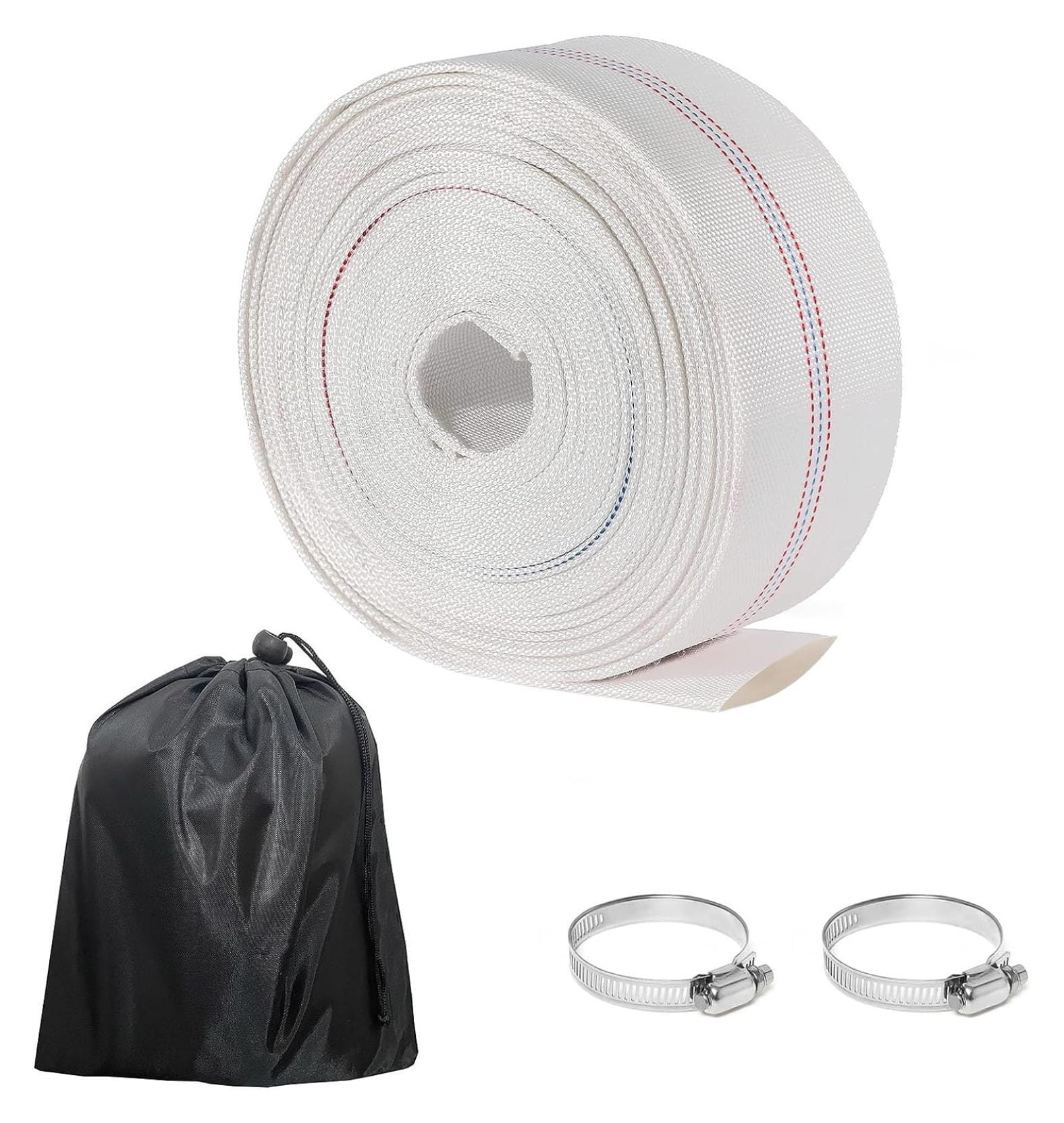 Heavy Duty Backwash Hose,2" x 32 FT Fire hose Water Discharge Pipe for