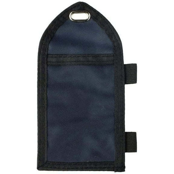 Heavy Duty Badge Wallet with Pen Loop Holder - Double Pocket Key Card Holder - Clear Front Display Window - Secure Back Pouch for Cards, Money, Flash Drive and More by Specialist ID (Black)