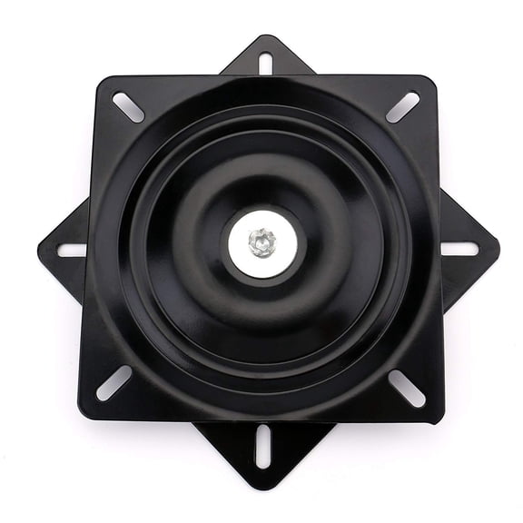 Heavy Duty Bar Stool Swivel Base 10" Steel Replacement Plate Black