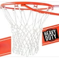 thumbnail image 1 of Heavy Duty Basketball Net Replacement - All Weather Anti Whip, Fits Standard Indoor or Outdoor Rims - 12 Loops, 1 of 8