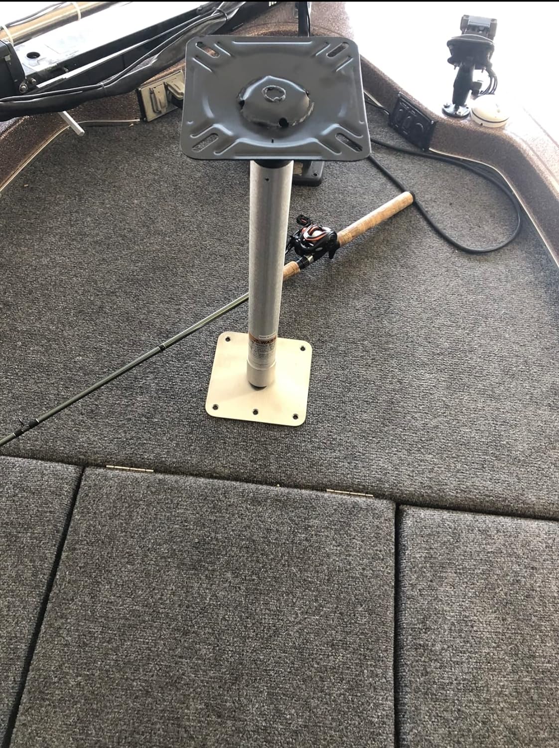 Heavy Duty Bass Boat Seat Pedestal 23 Inches In Total Height