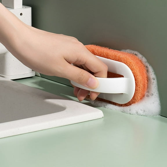 Heavy Duty Bathtub Scrubber Brush Soap Remover Scouring Pad For Shower Tiles Grout Pool Steps And Hard To Reach Corners Cleaning Tool