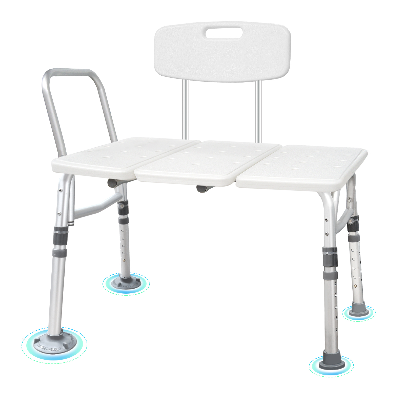 Zimtown 450LBS Heavy Duty Medical Shower Chair Bath Seat, 6 Height