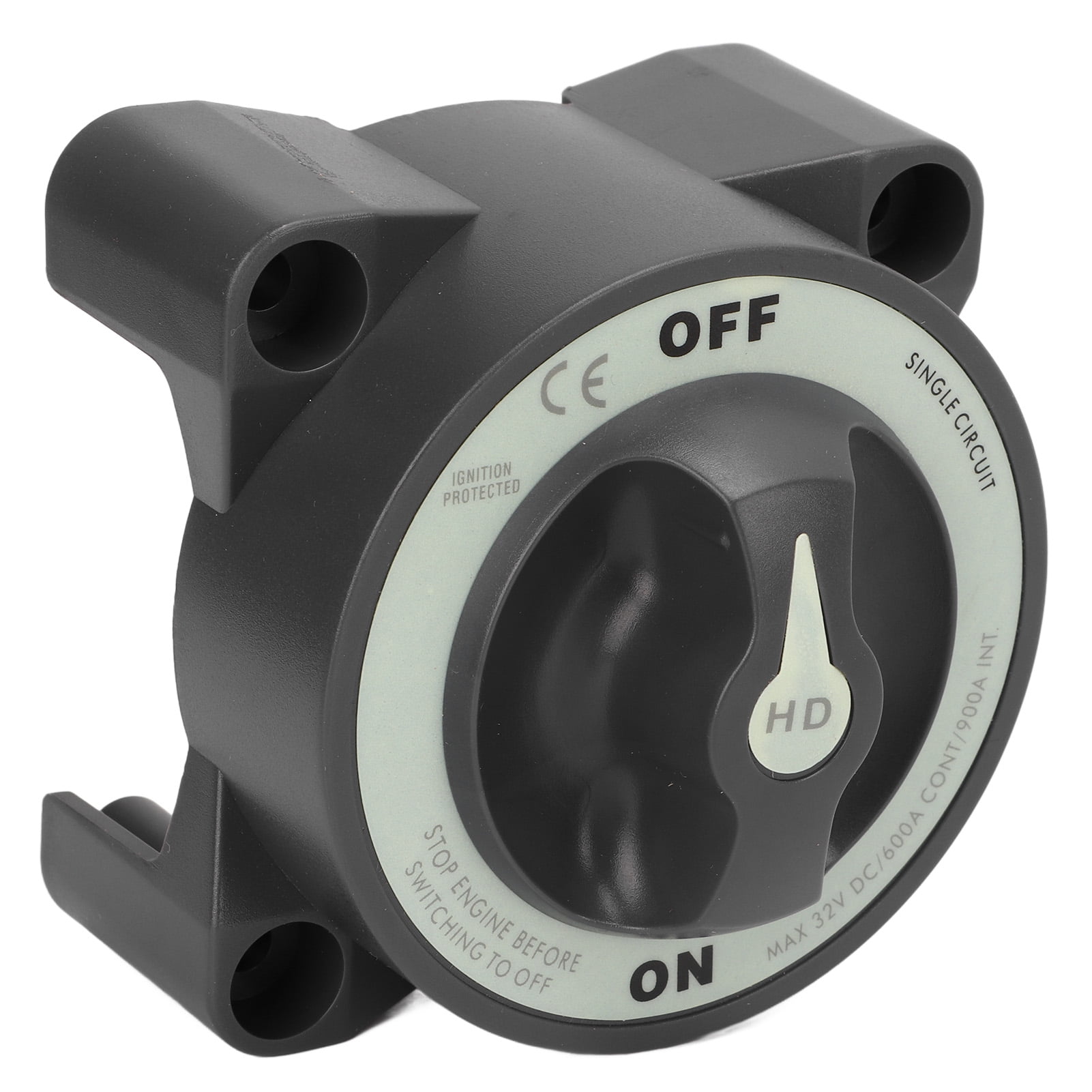 Heavy Duty Battery Isolator, Single Circuit 600A Battery Switch