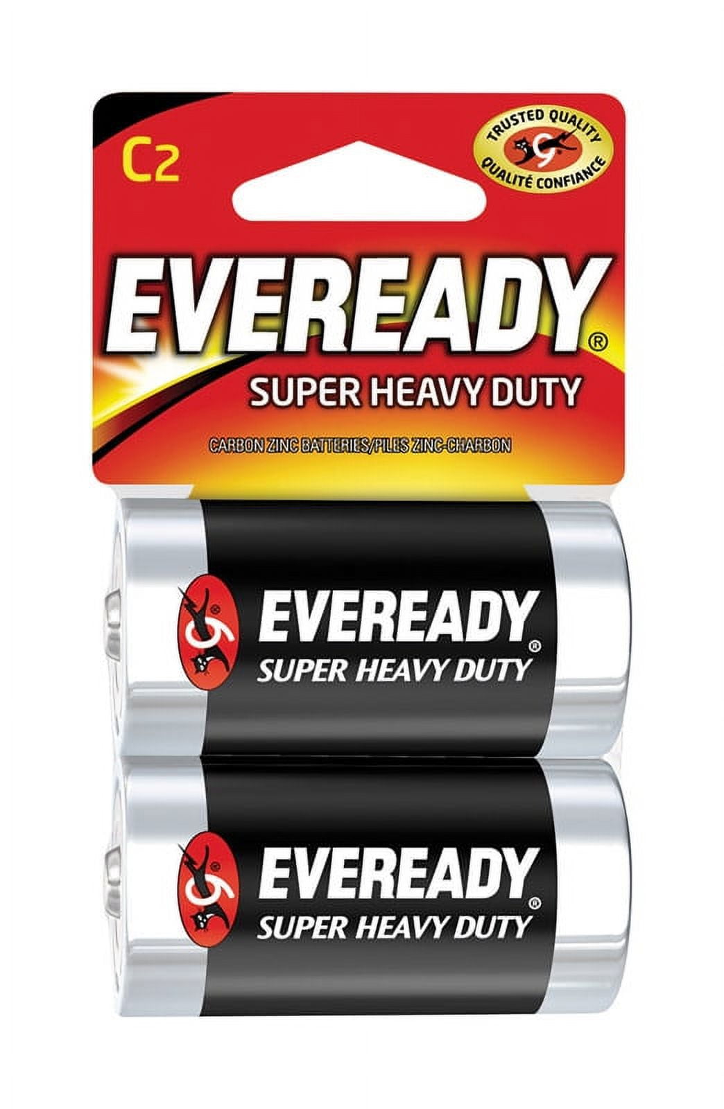 Eveready 2 Pack Size "C" Super Heavy Duty Battery., Each