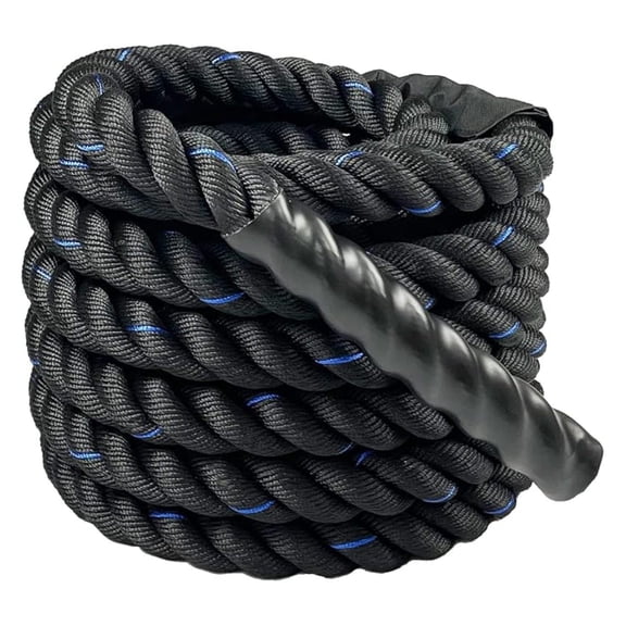 Heavy-Duty Battle Rope 1.5in x 40ft Conditioning Workout Tool for Cardio HIIT Cross Training