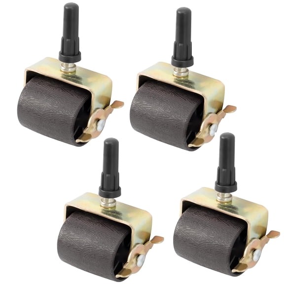 Heavy Duty Bed Frame Wheels Rollers Casters Rollers for Bed Frame Socket Sleeve Install with Locking,Set of 4