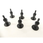 Heavy-Duty Bed Risers 2 1/2 , Lift a Bed Frame by 2.5 Inches, 1/2 Inch x 3/8 Inch Adapters Included, 6 Pieces, by Tech Team