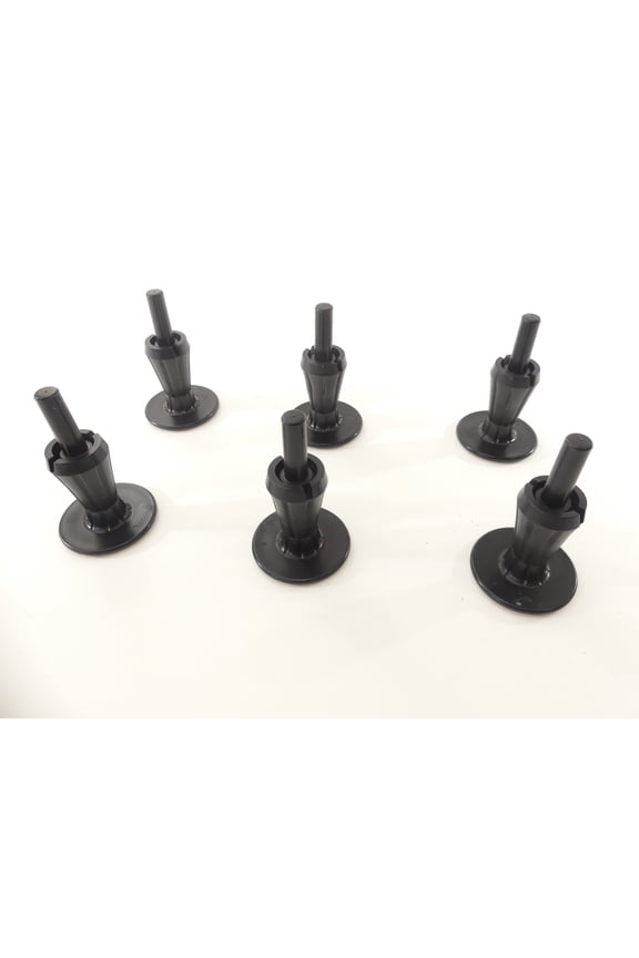 Heavy-Duty Bed Risers 2 1/2, Lift a Bed Frame by 2.5 Inches, 1/2 Inch x 3/8 Inch Adapters Included, 6 Pieces, by Tech Team