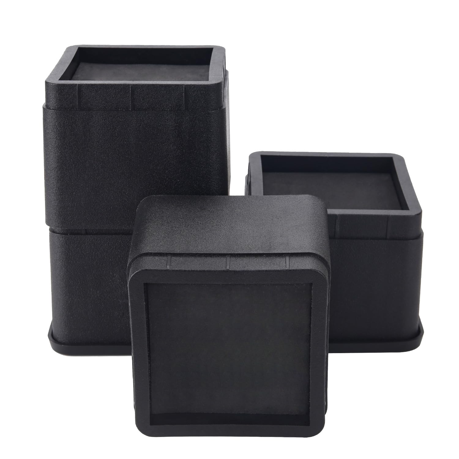 Heavy Duty Bed Risers, Adjustable 3 or 6 Inch Stackable Furniture ...